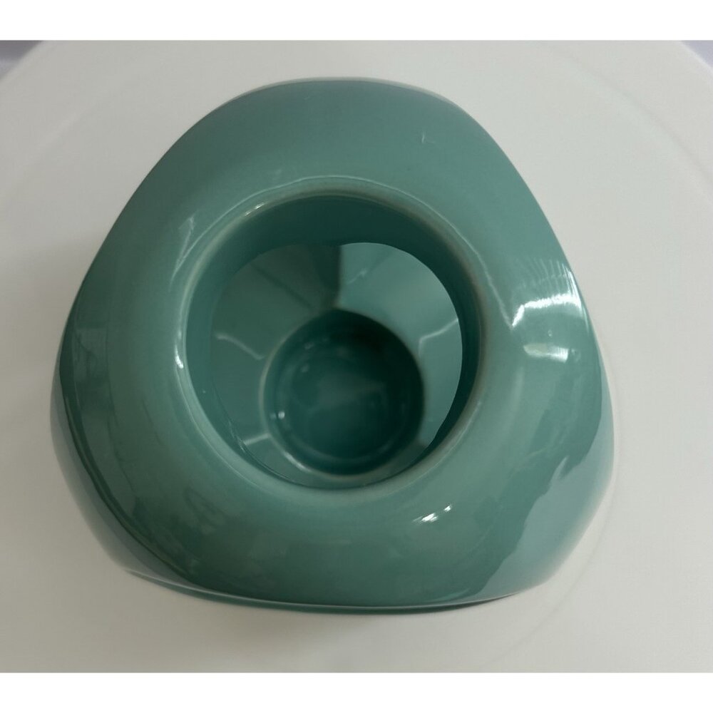 Vintage 99 INTL Lucky Bamboo Turquoise Vase Holder - Vase Not Included - Picture 4 of 8